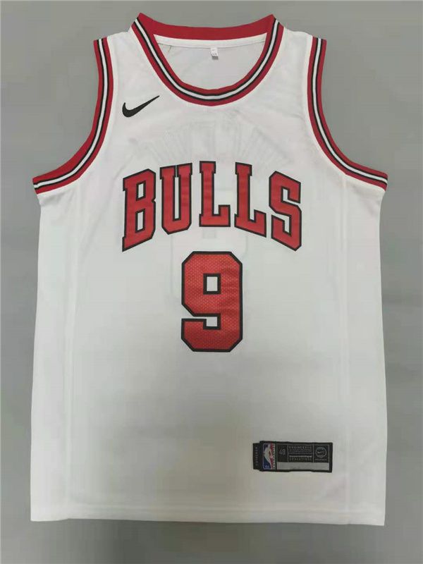 Cheap Men Chicago Bulls 9 Vucevic White 2021 Nike Game NBA Jersey